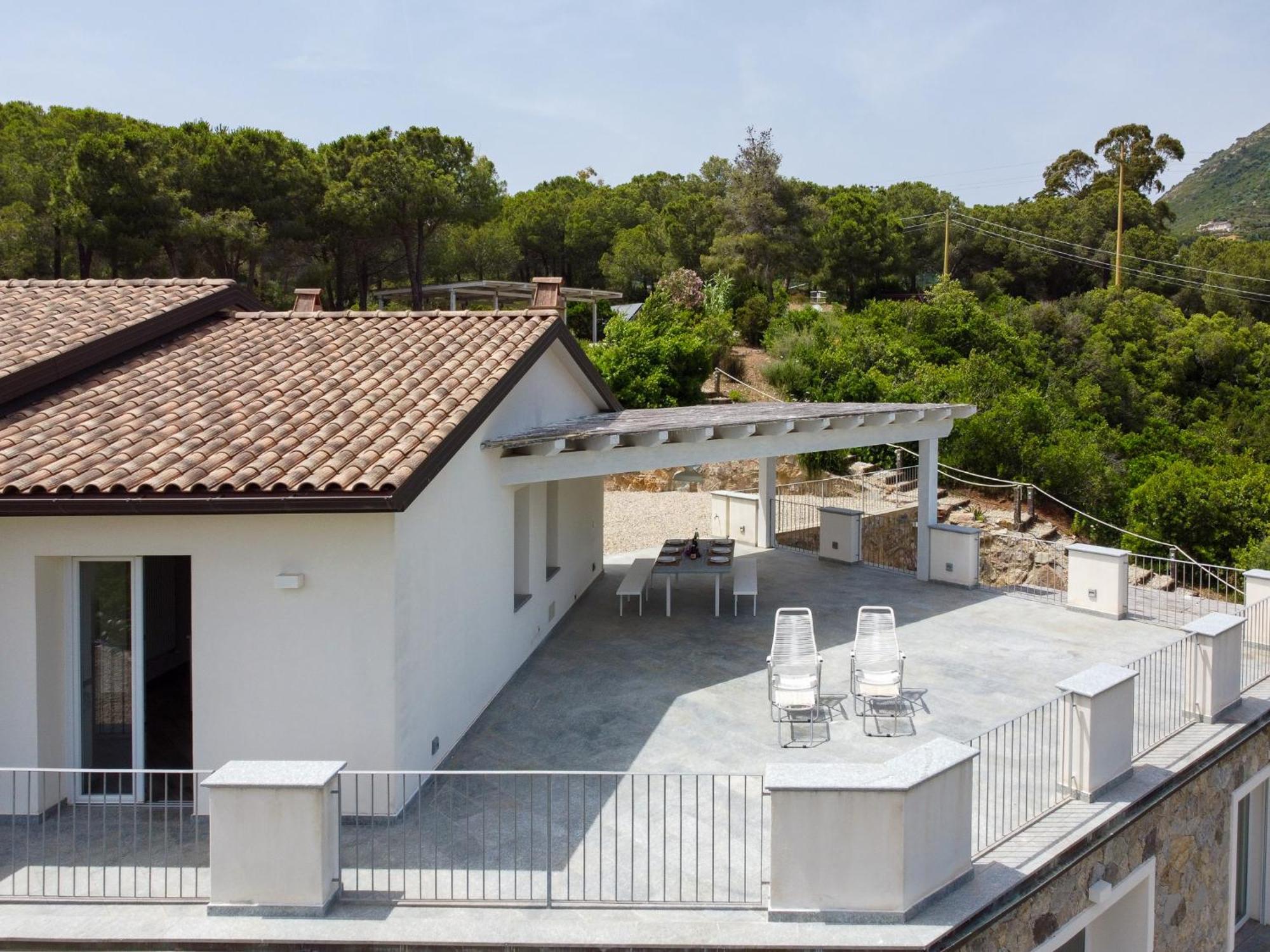 Villa Margidore Lacona Bagian luar foto
