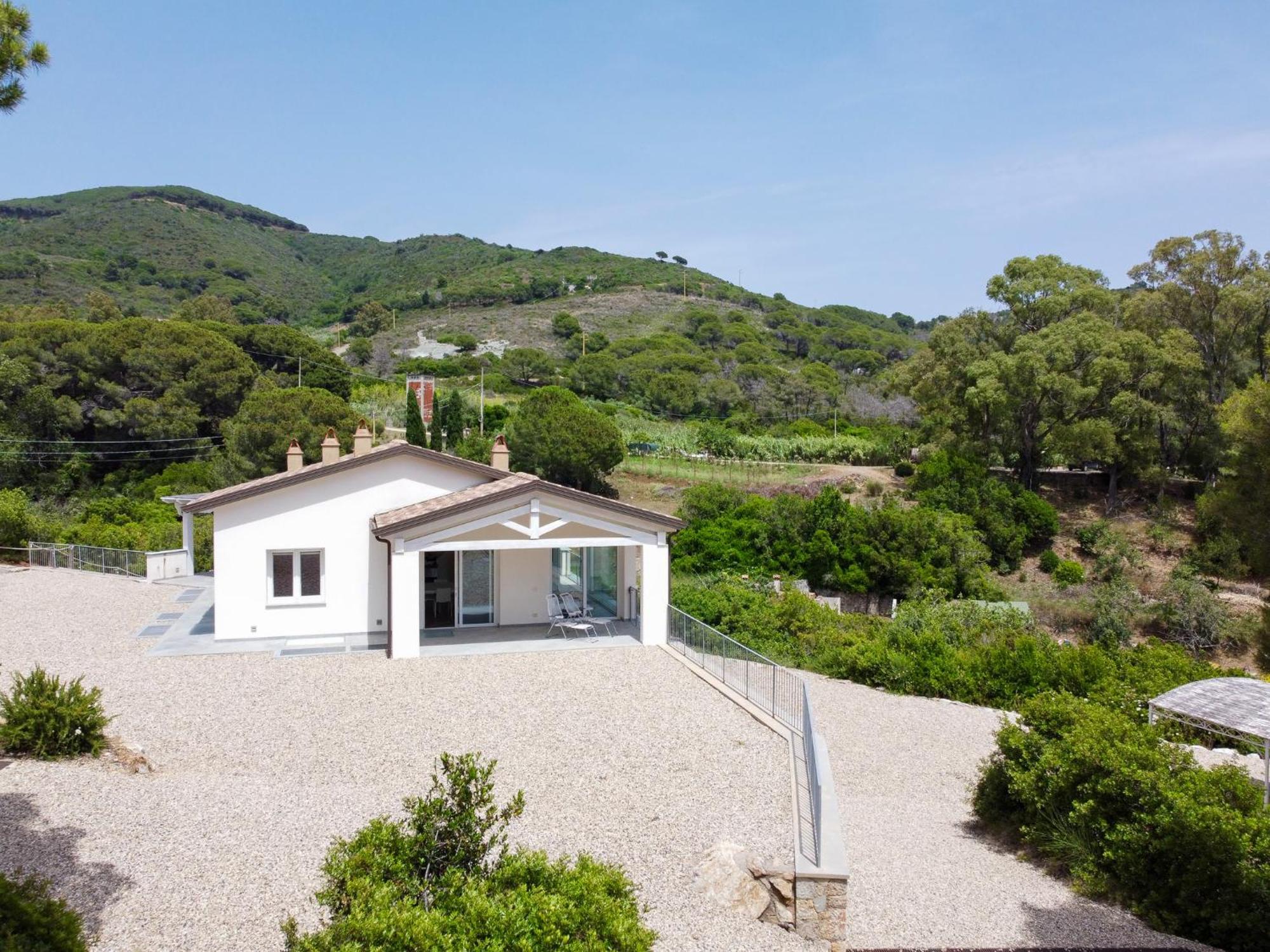 Villa Margidore Lacona Bagian luar foto